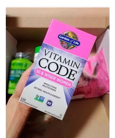 Garden of Life Vitamins for women 50 plus complex 120 capsules