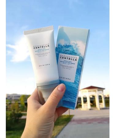 SKIN1004 Hyalu-Cica Water-Fit Sun Serum Sun. - Buy Online on GoSupps.com