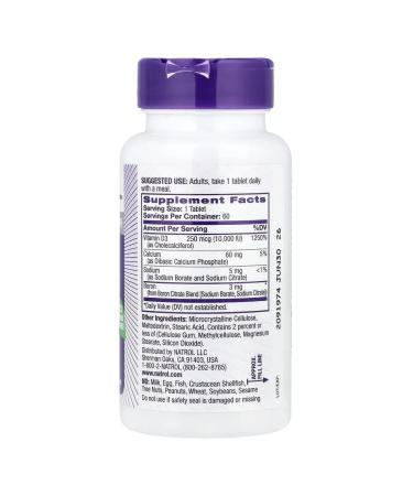 NATROL Vitamin D3 60 tablets - Buy Online on GoSupps.com
