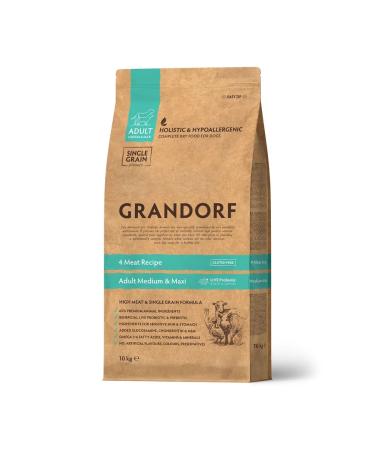 Grandorf For dogs of medium and large rocks 4 meat 10 kg - Buy Online on GoSupps.com