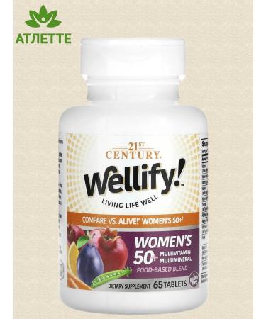 21st Century Women's vitamins 50+ from the USA WellIth Women 65 T - Buy Online on GoSupps.com