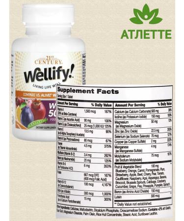 21st Century Women's vitamins 50+ from the USA WellIth Women 65 T - Buy Online on GoSupps.com