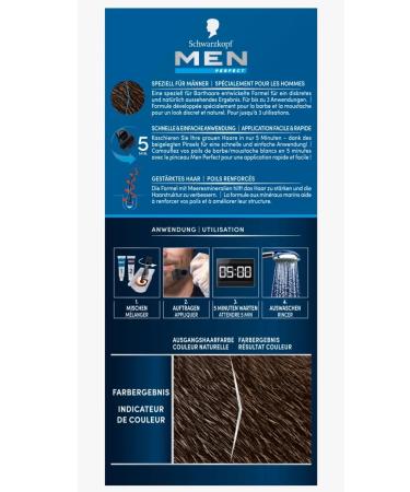 Schwarzkopf Men Perfect Bart Coloration Board paint 60 - Buy Online on GoSupps.com
