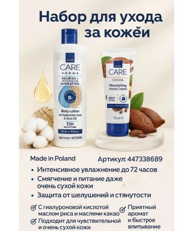 AVON Set of body lotion and hand cream