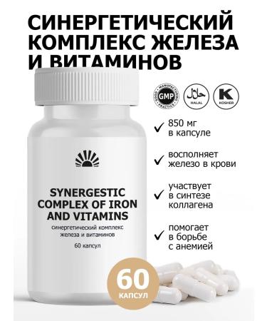 Iron HEALAT PURSHAT 60 capsules complex with vitamins from Anya ...