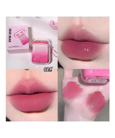 Gege bear Lipstick and lip gloss in the form of headphones tone 02 - Buy Online on GoSupps.com