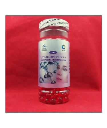 Hyaluronic acid capsules and rose 300 pcs