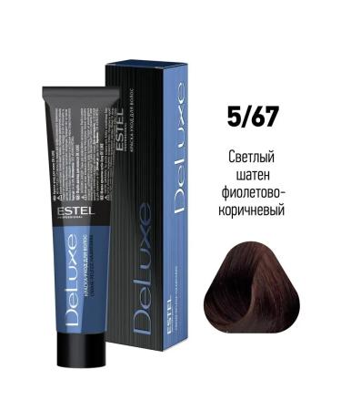 ESTEL Hair coloring cream de luxe 5.67 60 ml