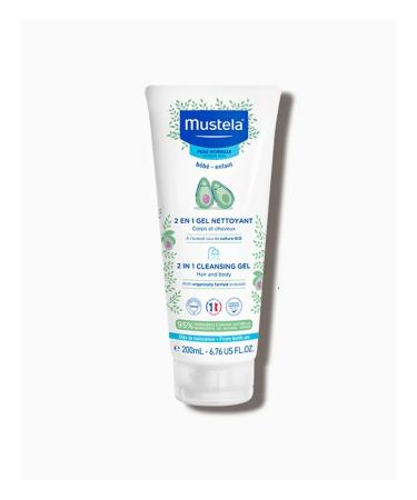 Mustela Body and hair cleansing gel since birth 200 ml - Buy Online on GoSupps.com