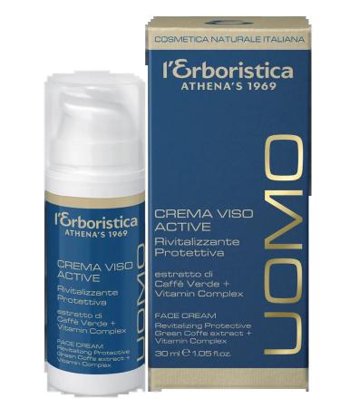 l'erboristica Men's face cream with green coffee against wrinkles - Buy Online on GoSupps.com