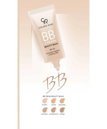 Golden Rose Moisturizing tonal BB cream SPF 25 Cream Beauty Cover 03 - Buy Online on GoSupps.com