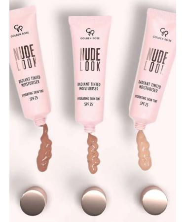 Golden Rose Shining moisturizing tonal cream SPF 25 nude vitamin C - 02 - Buy Online on GoSupps.com