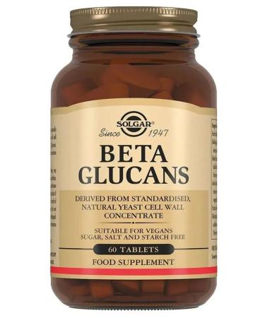 SOLGAR Beta Glucans (beta-glucans) 60 tablets (1569 mg)