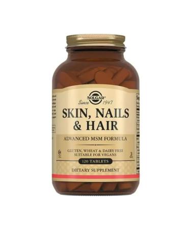 SOLGAR Skin Nails & Hair 120 tablets (1397 mg)