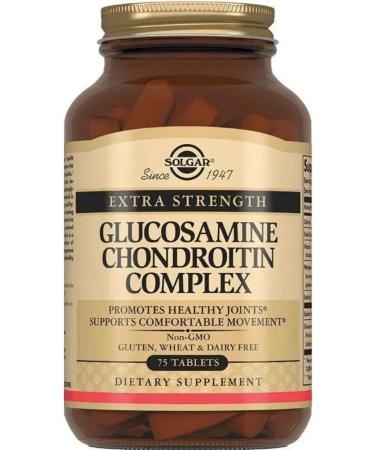 SOLGAR Glucosamine Chondroitin Complex 75 tablets (1750 mg)