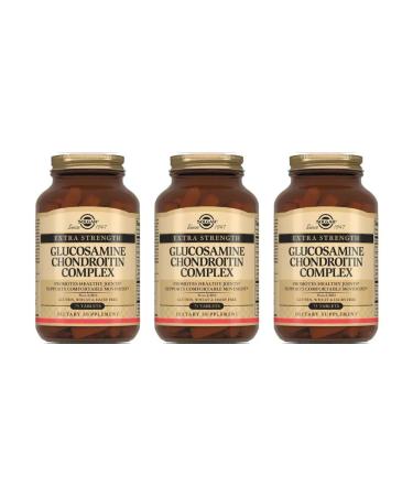 SOLGAR Glucosamine Chondroitin Complex 75 tablets (1750mg) x 3 luc