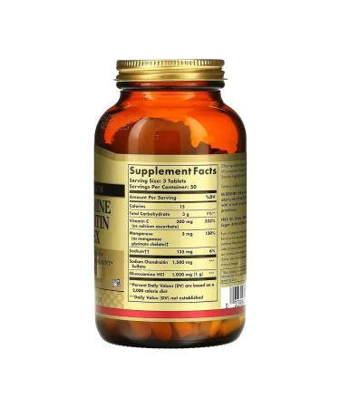 SOLGAR Glucosamine Chondroitin Complex 75 tablets (1750mg) x 3 luc - Buy Online on GoSupps.com