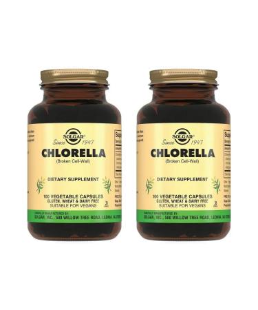 SOLGAR Chlorella (chlorella) 100 capsules (693 mg) x 2 units