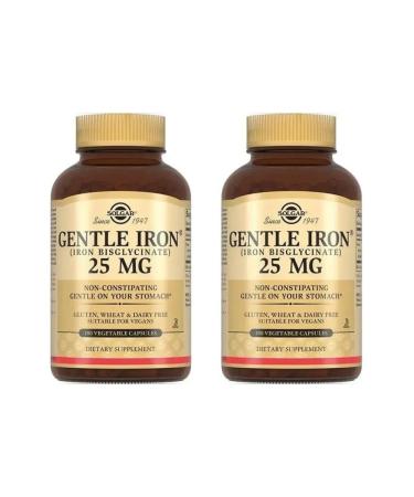 SOLGAR Gentle Iron 180 capsules (475 mg) x 2 U