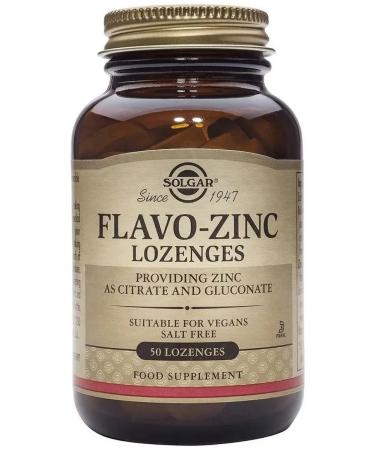 SOLGAR Flavo-Zinc lozenges (flavo-zink) 50 loafers (1300 mg)
