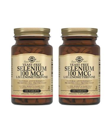 SOLGAR Selenium 100 MCG (Selenium 100 MCG) 100 tablets (457mg) x 2 U