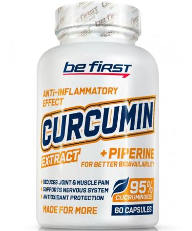 Be First Curcumin + Piperine 60 capsules - Buy Online on GoSupps.com