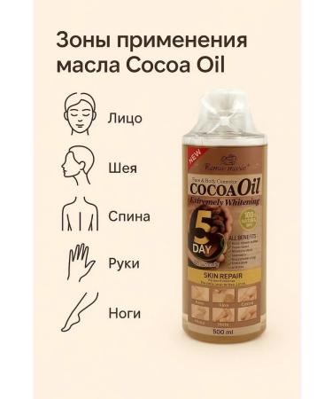 SANDROWB Moisturizing whitening cocoa oil - Buy Online on GoSupps.com