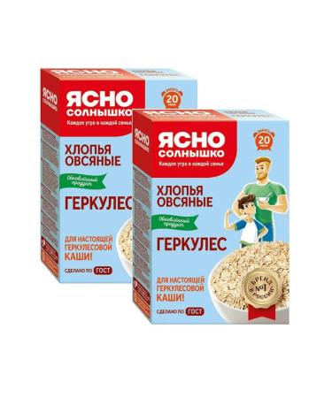 Clear Sunny Oatmeal Hercules 450 g 2 pcs