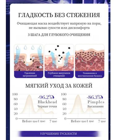 The mask from black dots stretches the black dots of acne 100 g - Buy Online on GoSupps.com