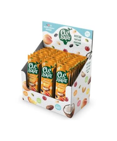 All'Light Fruit-norepal apricot bar 25 pcs 30g - Buy Online on GoSupps.com