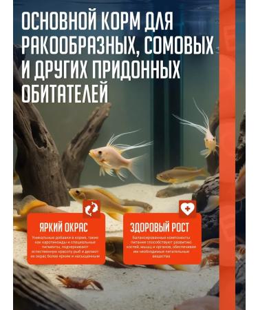 TettaAqua Feed for fish of aquarium catfish of wifers shrimp - Buy Online on GoSupps.com