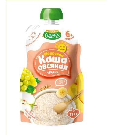 A little happiness Milk oatmeal with 6 months with fruits 12pcs - Buy Online on GoSupps.com