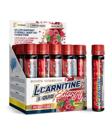 Be First L-Carnitine Liquid Energy and Burner Raspberry 20x25ml