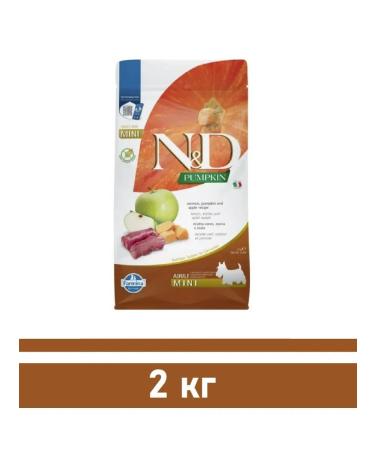 Farmina N& D Pumpkin feed for dogs of small breeds venison 2 kg