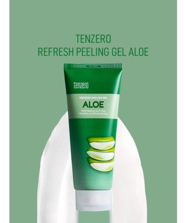 Tenzero Piling Facial Gel with Aloe Vera Peeling Gel Aloe 180 ml - Buy Online on GoSupps.com