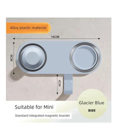 Magnetic holder for a hairdryer (blue alloy plastic)