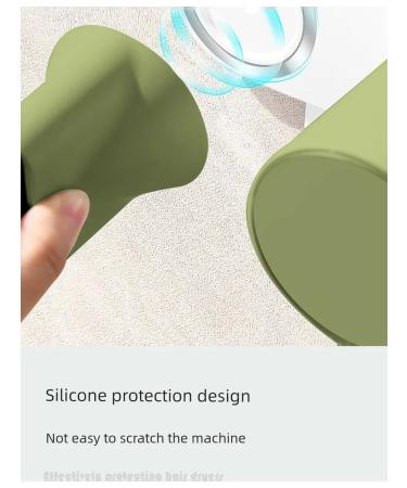 Magnetic holder for a hairdryer (blue alloy plastic) - Buy Online on GoSupps.com