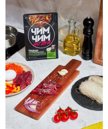 Chim-Chim Bobovaya funchose in oyster sauce 3pcs of 190g - Buy Online on GoSupps.com