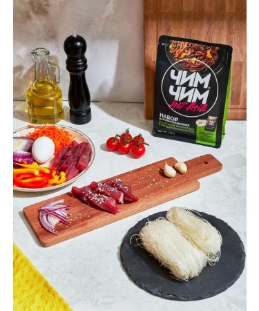 Chim-Chim Bobovaya funchose in oyster sauce 4pcs in 190g - Buy Online on GoSupps.com