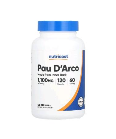 Nutricost Pau d'Arco (Pau Tree Bark) 120 capsules