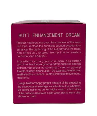 m1llenium Cream for increasing buttocks and suspenders - Buy Online on GoSupps.com
