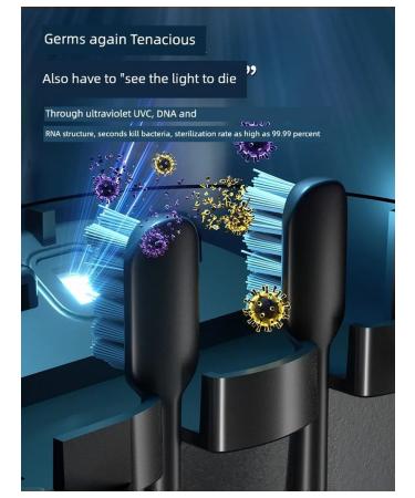 UV sterilizer (2 glasses of black auto opening) - Buy Online on GoSupps.com