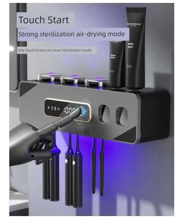 UV sterilizer (2 glasses of black auto opening) - Buy Online on GoSupps.com