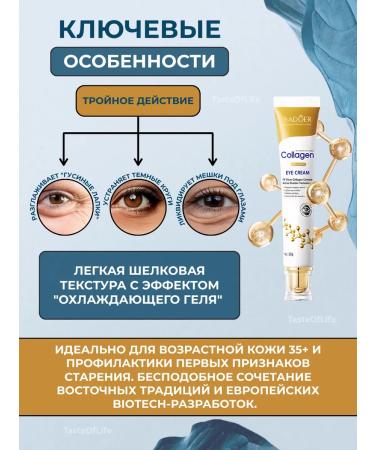 TasteOfLife Eye cream around the eyes with collagen - Buy Online on GoSupps.com