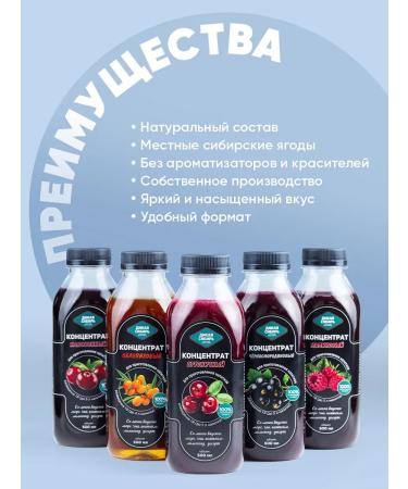 Wild Siberia Natural raspberry syrup for cocktails and lemonades - Buy Online on GoSupps.com
