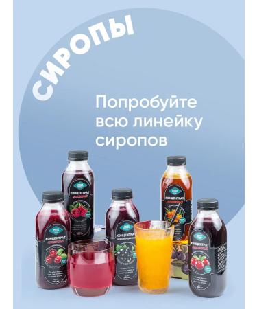 Wild Siberia Natural raspberry syrup for cocktails and lemonades - Buy Online on GoSupps.com