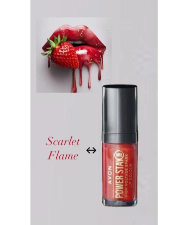 AVON Liquid lipstick "Super resistance" - Scarlet Flame