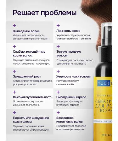 YourDoc Hair growth serum and from falling out - Buy Online on GoSupps.com