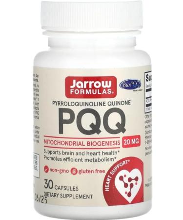 Jarrow Formulas PQQ 20 mg 30 capsules