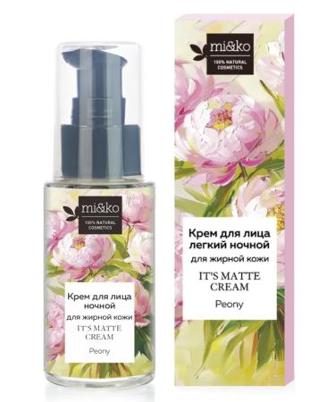 mi&ko Oily skin cream night peony 30 ml